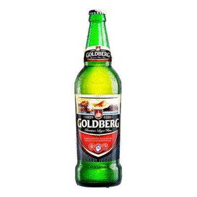 Goldberg Premium Lager Beer, 60cl Bottle.